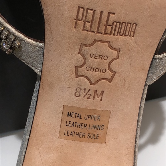 Rhinestone Heels Pelle moda Platinum Collection - Picture 10 of 16